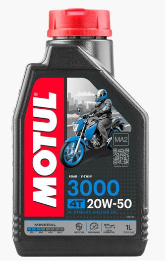 Obrazek Motul 3000 20W50 1L 4T olej mineralny olej silnikowy
