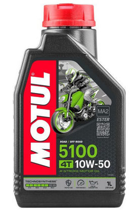 Obrazek Motul 5100 10W50 1L 4T Technosynthese Ester olej półsyntetyczny olej silnikowy