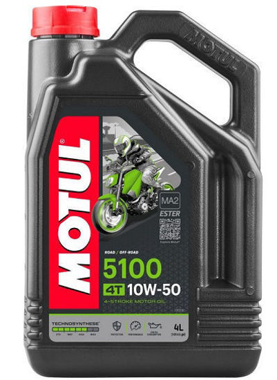 Obrazek Motul 5100 10W50 4L 4T Technosynthese Ester olej półsyntetyczny olej silnikowy