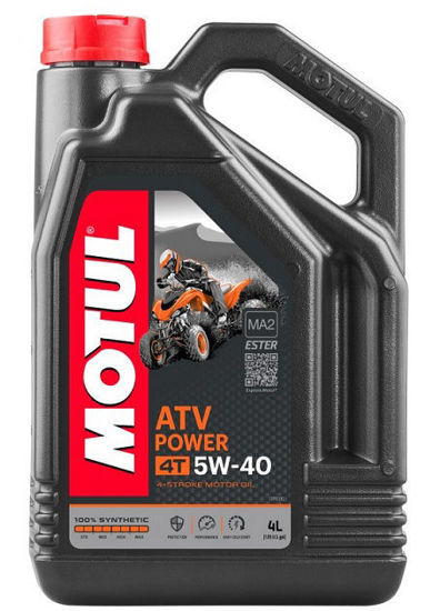 Obrazek Motul ATV POWER 5W40 4L 4T olej syntetyczny olej silnikowy