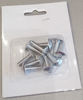 Obrazek Śrubki do owiewek śruba owiewki Aluminium 6/20 gwint M6x1 SREBRNA