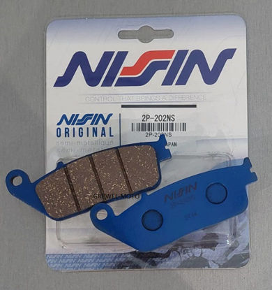 Obrazek 202NS Klocki hamulcowe NISSIN 2P-202NS Semi-metallic 2P202NS VFR 750 CBR GL CBF przód