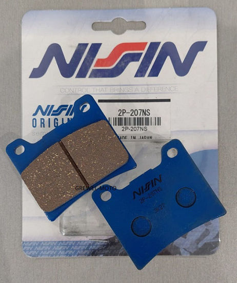 Obrazek 207NS Klocki hamulcowe NISSIN 2P-207NS Semi-metallic 2P207NS XVS 1100 99-08 XJR 1300 99-08 FZR 1000 FZS 1000