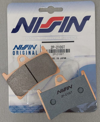 Obrazek 210ST Klocki hamulcowe NISSIN 2P-210ST Sintered  2P210ST YZF-R6 YZF-R1 FJR XJR XV 1700 Fazer przód