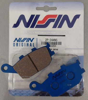 Obrazek 244NS Klocki hamulcowe NISSIN 2P-244NS Semi-metallic 2P244NS