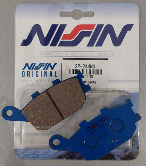 Obrazek 244NS Klocki hamulcowe NISSIN 2P-244NS Semi-metallic 2P244NS