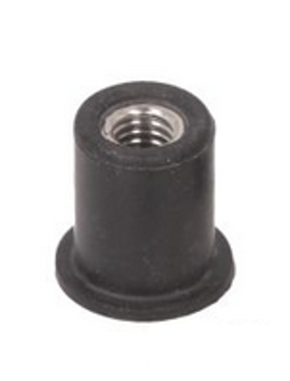 Obrazek Nakrętka gumowa owiewki gwint M6 Romix C70476 kołnierz 15,4 mm
