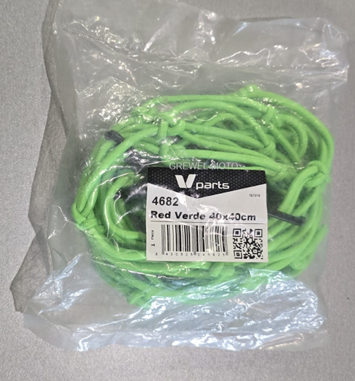 Obrazek Siatka bagażowa z 6 hakami kolor ZIELONY pająk VICMA 4682