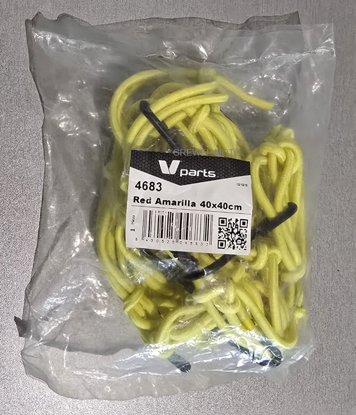 Obrazek Siatka bagażowa z 6 hakami kolor ZÓŁTY pająk VICMA 4683